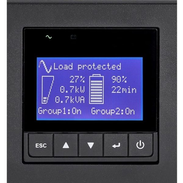 Eaton 9PX 3000VA 2700W 120V Online Double-Conversion UPS - L5-30P, 6x 5-20R, 1 L5-30R, Lithium-ion Battery, Cybersecure Network Card Option, 2U Rack/Tower - Image 5