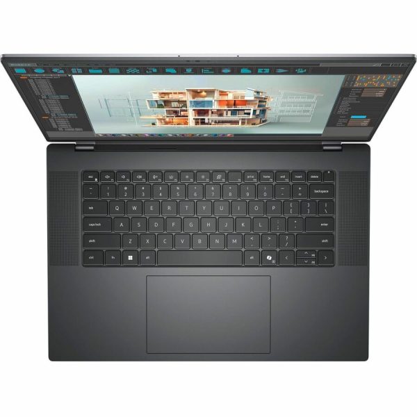 Dell Precision 5000 5690 16" Touchscreen Mobile Workstation - UHD+ - Intel Core Ultra 7 165H - vPro Technology - Intel Evo Platform - 32 GB - 512 GB SSD - English (US) Keyboard - Anodized Titan Gray - Image 4
