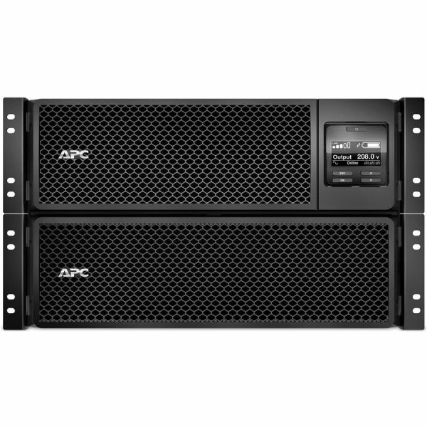 APC Smart-UPS On-Line, 10kVA/10kW, Rackmount 6U, 208V, 4x L6-20R+2x L6-30R NEMA outlets, Network Card+SmartSlot, Extended runtime, W/ rail kit - Image 8