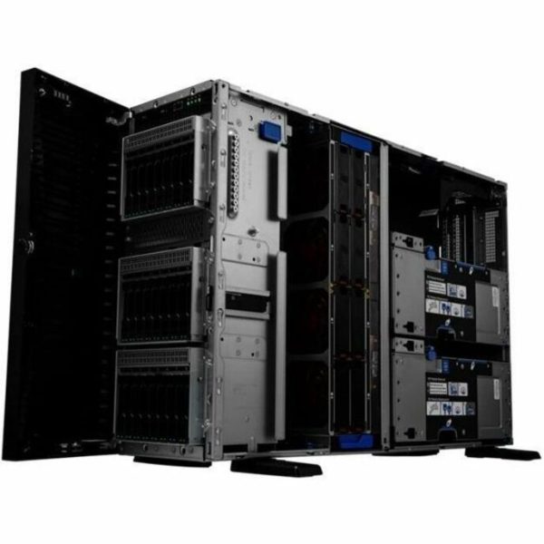HPE SMART CHOICE ProLiant ML350 G11 4U Tower Server - 1 x Intel Xeon Silver 4410Y 2 GHz - 64 GB RAM - 960 GB SSD - (2 x 480GB) SSD Configuration - Serial Attached SCSI (SAS), Serial ATA Controller - Image 3