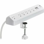 6-OUT SURGE USB 900J CLAMP 6FT