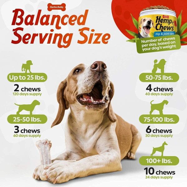 Hеmp Hiр and Jоint Supplement for Dogs   120 Hеmp Treats with Glucosamine Chondroitin MSM Turmeric   Dog Jоint Pаin Rеlief Chews Improve Mobility Flеxibility Strеngthen Bones Speed up Rеcovery - Image 5