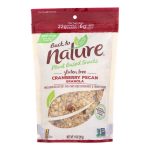 Back To Nature Cranberry Pecan Granola - Whole Grain Rolled Oats with Tart Cranberries and Crunchy Pecans - Case of 6 - 11 oz.