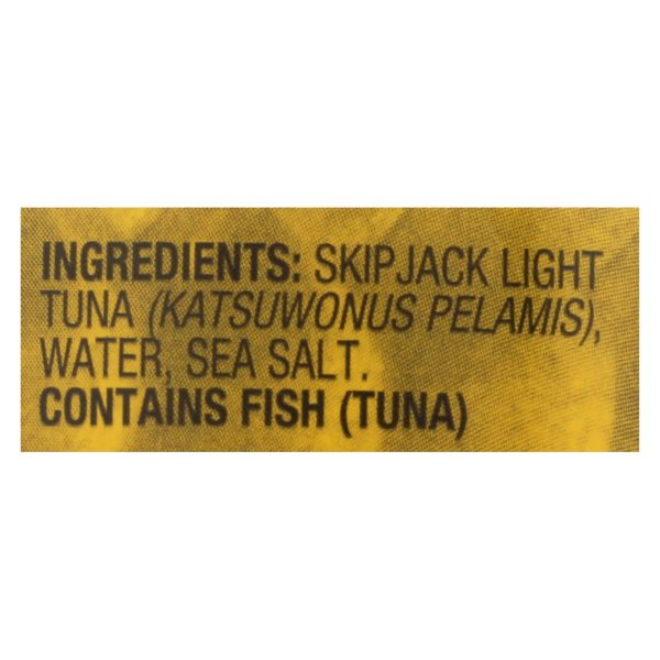 Sustainable Seas - Tuna Chunk Light In H2o - Case of 12 - 5 OZ - Image 2