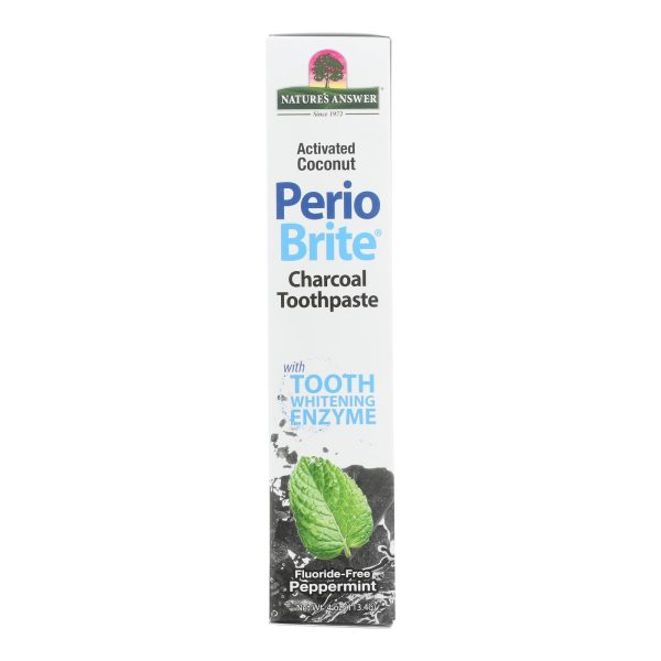 Nature's Answer - Tpste Charcoal Pprmint - 1 Each-4 OZ - Image 2