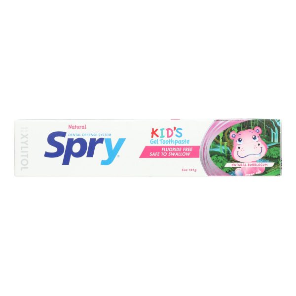 Spry - Tpaste Kids Bblgm Flrd Fr - 1 Each - 5 OZ - Image 2