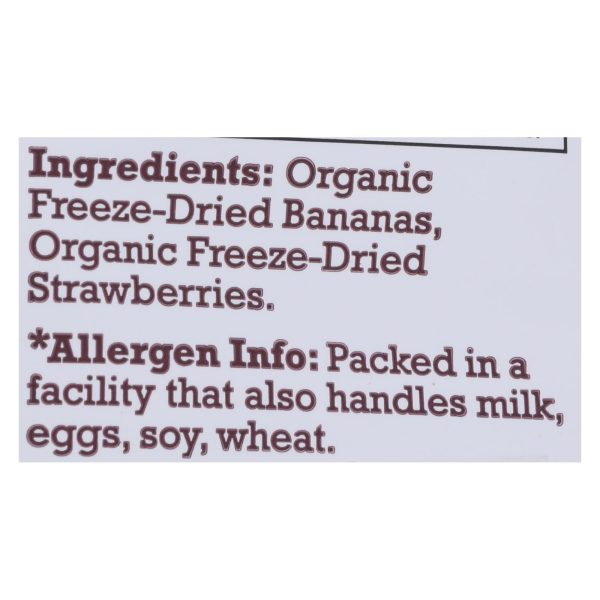 Natierra Freeze Dried - Bananas and Strawberries - Case of 12 - 1.8 oz.