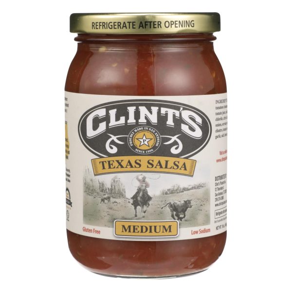 Clint's Salsa - Medium Mexican - Case of 6 - 16 oz. - Image 3