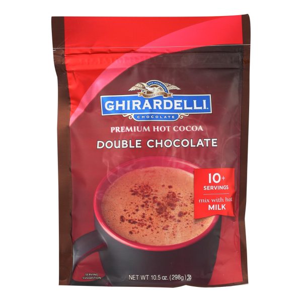 Ghirardelli Hot Cocoa - Premium - Double Chocolate - 10.5 oz - case of 6 - Image 2