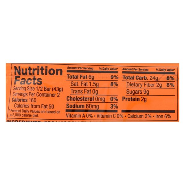 Bobo's Oat Bars - Bars - Peach - Case of 12 - 3 oz. - Image 2
