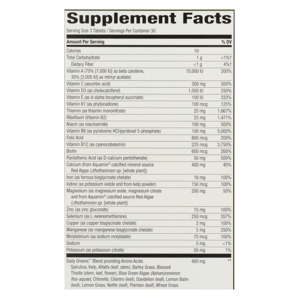 Nature's Way - Alive! Max3 Women's Multi-Vitamin - Max Potency - 90 Tablets - Image 2