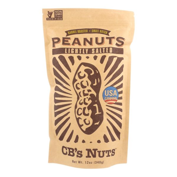 Cb's Nuts Peanuts - Low Sodium - Jumbo - In Shell - Case of 12 - 12 oz - Image 3
