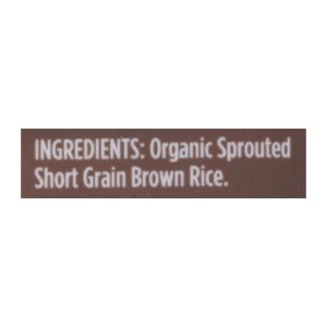 Lundberg Family Farms Sprouted Short Brown Rice - Case of 6 - 1 lb.