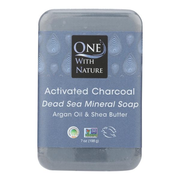 One With Nature - Bar Soap Actvtd Charcoal - 1 Each 1-7 OZ - Image 2