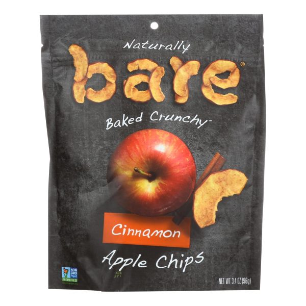 Bare Fruit Apple Chips - Cinnamon - Case of 12 - 3.4 oz - Image 3