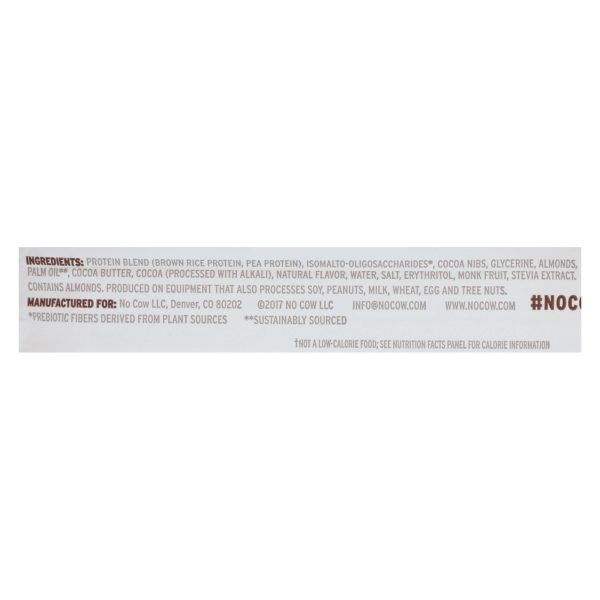 D's Natural No Cow Bar In Chocolate Fudge Brownie  - Case of 12 - 2.12 OZ - Image 2