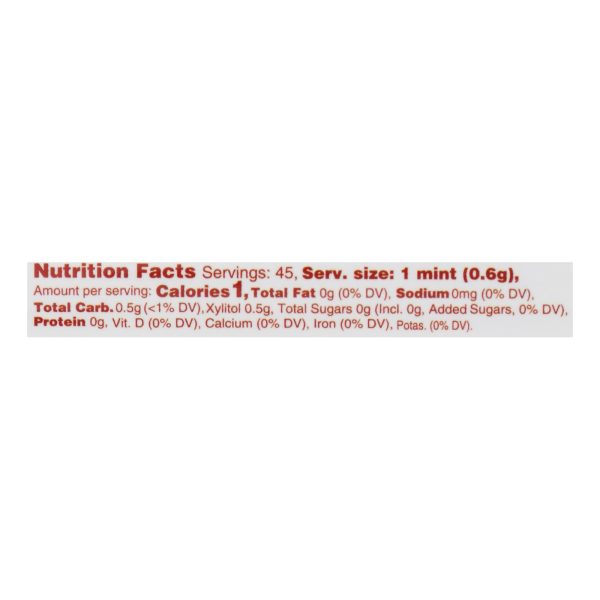 Spry Xylitol Gems - Cinnamon - Case of 6 - 45 Count - Image 3