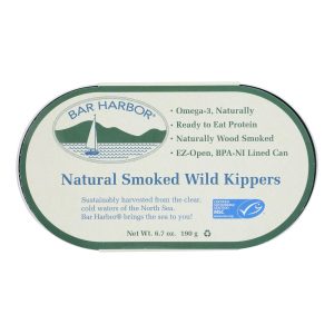 Bar Harbor - Smoked Wild Kippers - Case of 12 - 6.7 oz.