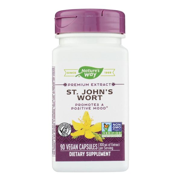 Nature's Way - St John's Wort Standardized - 90 Capsules