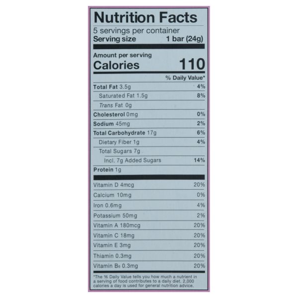 Made Good - Granola Bar Chocolate Drizzled Birthday Cake - Case of 6 - 5 / .85 OZ