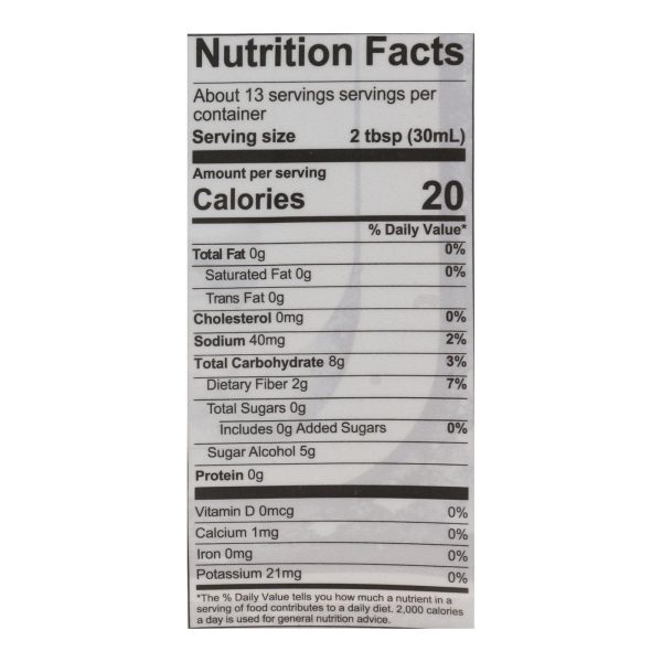 Lakanto Monk Fruit Sweetened Maple Flavored Syrup  - Case of 8 - 13 FZ - Image 2