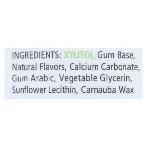 Spry Chewing Gum - Xylitol - Peppermint - 100 count - 1 each
