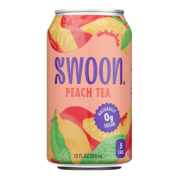 Swoon - Iced Tea Peach Zero Sugar - Case of 12-12 FZ