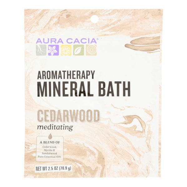 Aura Cacia - Aromatherapy Mineral Bath Meditation - 2.5 oz - Case of 6 - Image 2