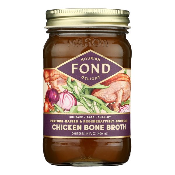 Fond Bone Broth - Bne Brth Yth Tnic Sht - Case of 4-14 FZ - Image 2