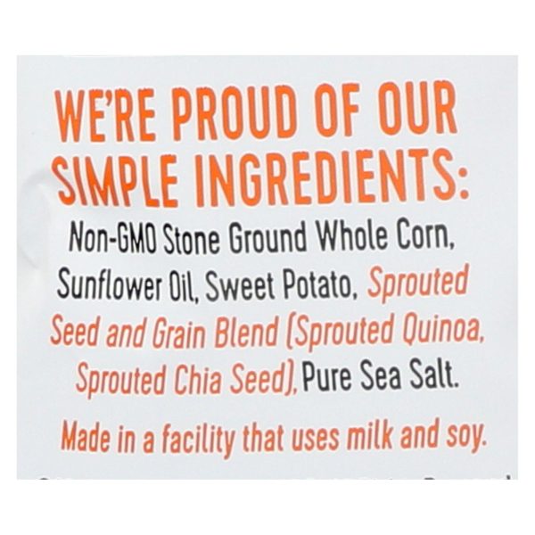 Way Better Snacks Tortilla Chips - Sweet Potato - Case of 12 - 5.5 oz. - Image 2
