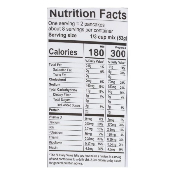 King Arthur Pancake Mix - Case of 6 - 15 oz.