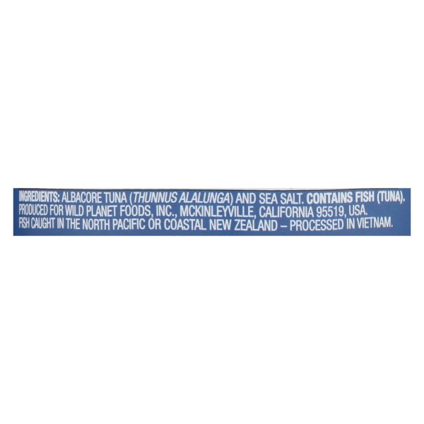 Wild Planet Albacore Tuna - Low Mercury - Case of 12 - 5 oz. - Image 2