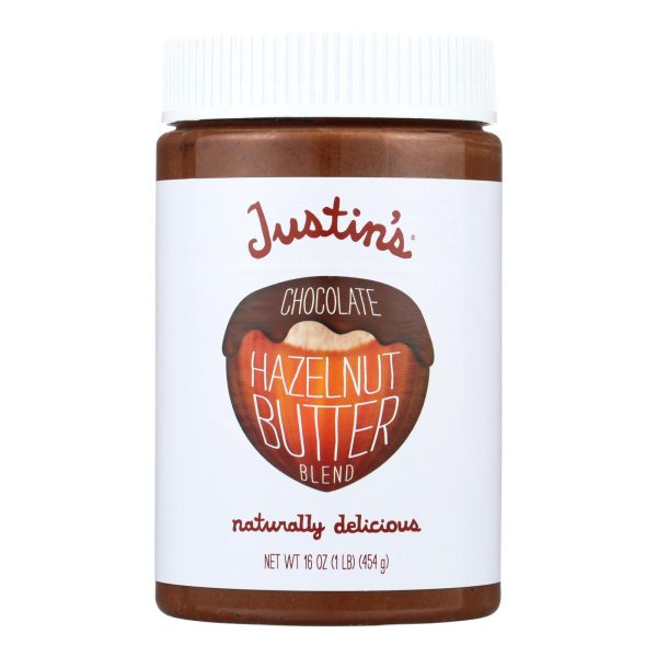 Justin's Nut Butter Hazelnut Butter - Chocolate - Case of 6 - 16 oz. - Image 3