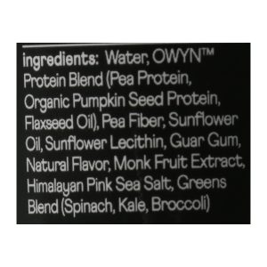 Only What You Need - Protein Drink Vanilla Elite Plnt - Case of 12-12 FZ