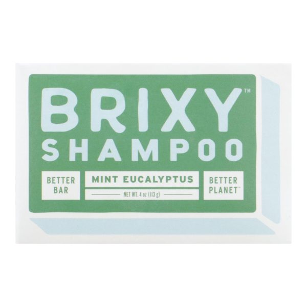 Brixy - Shampoo Bar Mint Euclypt - 1 Each -4 OZ