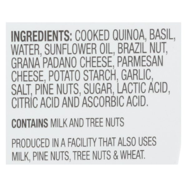 Cucina and Amore - Quinoa Meals - Basil Pesto - Case of 6 - 7.9 oz. - Image 3