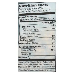 Crunchsters - Sprouted Protein Snack - Smokey Balsamic - Case of 6 - 4 oz.