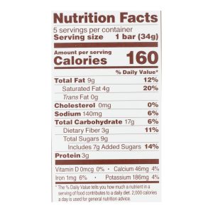 Simple Mills - Bar Sft Baked Spce Cartcake - Case of 6 - 5.99 OZ