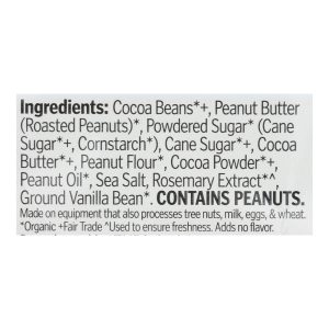 Theo Chocolate - Peanut Butter CupDouble Chocolate - Case of 12-1.3 OZ
