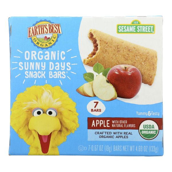 Earth's Best - Bars Sunny Days Apple - Case of 6-4.69 OZ - Image 3