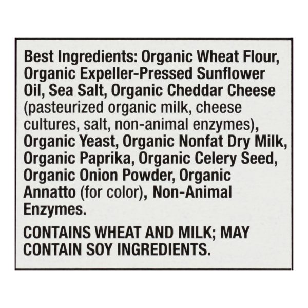 Annie's Homegrown - Cracker  Chedder Sqrs - Case of 12-7.5 oz.