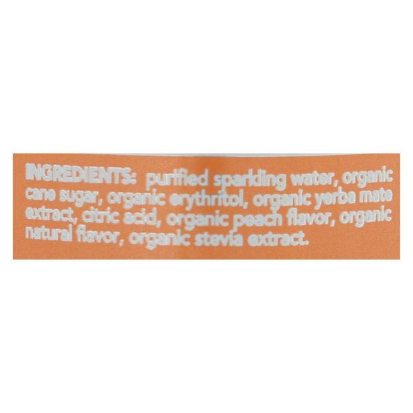 Clean Cause - Yrba Mte Peach Clean - Case of 12 - 16 FZ - Image 2