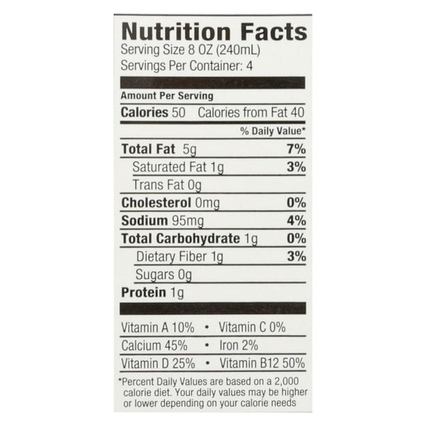 Milkadamia Macadamia Milk With Unsweetened Vanilla  - Case of 6 - 32 FZ - Image 2