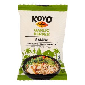 Koyo Garlic Pepper Ramen - Case of 12 - 2.1 OZ