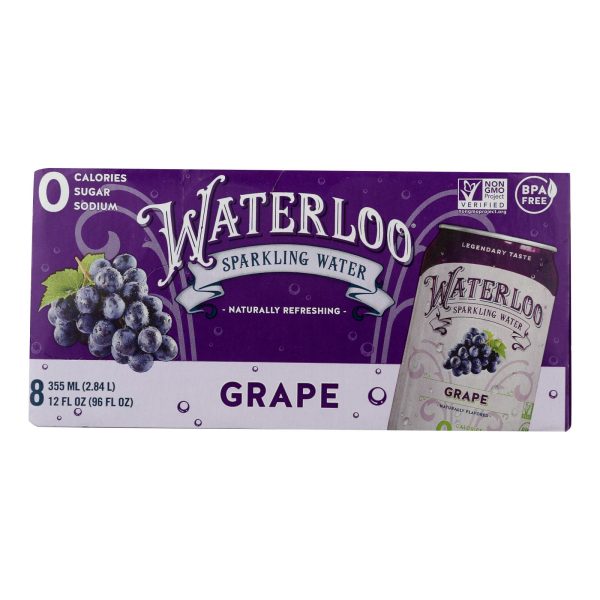 Waterloo - Sparkling Water Grape - Case of 3 - 8/12 FZ - Image 3