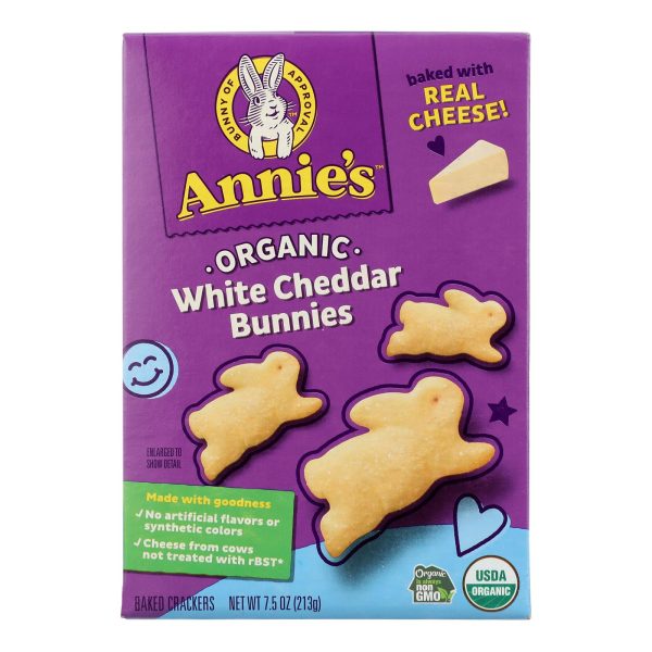 Annie's Homegrown - Crcker  Wht Chd Bunny - Case of 12-7.5 oz. - Image 2