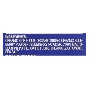 Baby Mum Mum Organic Baby Teeth Rice Rusk Organic Rice Snack With Blueberry And Goji Flavor  - Case of 6 - 1.76 OZ