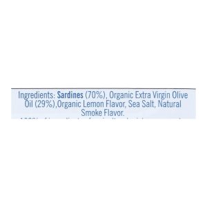 Bela-Olhao Sardines - Sardines Extra Virgin Olive Oil Lemon Sauce - Case of 12 - 4.23 ounces