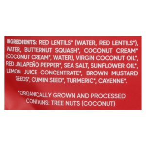 Maya Kaimal - Organic Everyday Dal - Red Lentil Butternut Squash Coconut - CS of 6 -10 OZ