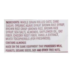 Back To Nature Granola - Vanilla Almond Agave - 11 oz - case of 6